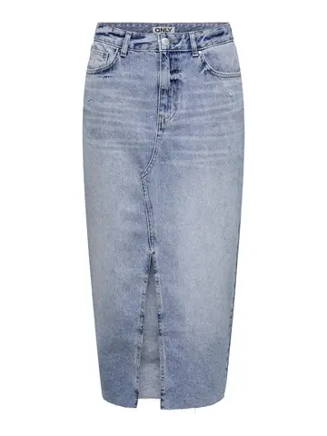 Only - Rok - Blauw - Onlella Midi Skirt Tai518 Dnm - 15337859