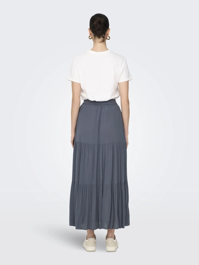 Only - Rok - Blauw - Onlmikka Life Long Skirt Wvn N - 15324808