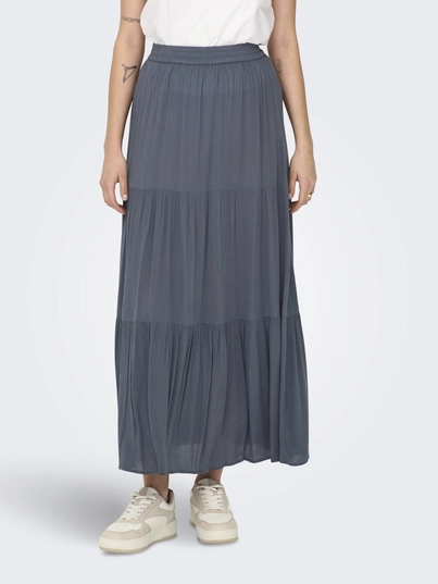 Only - Rok - Blauw - Onlmikka Life Long Skirt Wvn N - 15324808