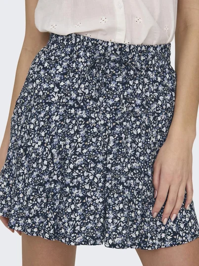 Only - Rok - Blauw - Onlnala Life Skort Wvn Noos - 15322967