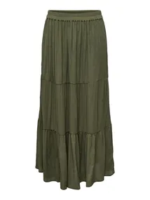 Only - Rok - Groen - Onlmikka Life Long Skirt Wvn N - 15324808