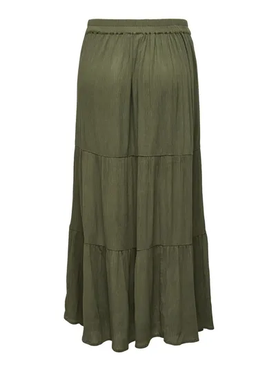 Only - Rok - Groen - Onlmikka Life Long Skirt Wvn N - 15324808