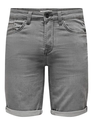 Only&Sons - Korte broek denim - Grijs - Onsply Jog Mg 8583 Pim Dnm Sho - 22018583