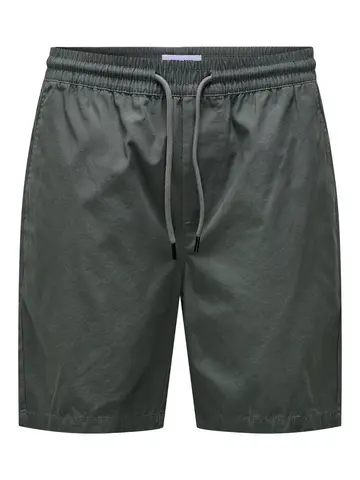 Only&Sons - Korte broek katoen - Donkergroen - Onstel Life 0119 Shorts - 22027949