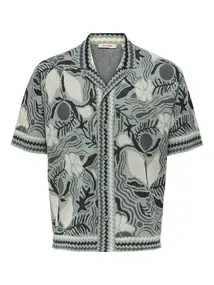 Only&Sons - Onsduke Rlx 14 Jaq Ss Shirt - Shirt korte mouw - Lichtgroen - 22028681