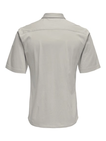 Only&Sons - Onsrobin But Under Ss Stretch - Shirt korte mouw - Middengrijs - 22031992