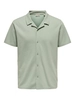 Only&Sons - Overhemd korte mouw - Lichtgroen - Onscaspian Reg Ss Resort Shirt - 22035270
