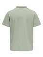 Only&Sons - Overhemd korte mouw - Lichtgroen - Onscaspian Reg Ss Resort Shirt - 22035270