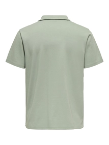 Only&Sons - Overhemd korte mouw - Lichtgroen - Onscaspian Reg Ss Resort Shirt - 22035270