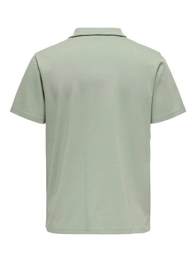 Only&Sons - Overhemd korte mouw - Lichtgroen - Onscaspian Reg Ss Resort Shirt - 22035270