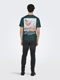 Only&Sons - T-shirt korte mouw - Blauw - Onschris Life Reg Ss Tee - 22034333
