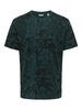 Only&Sons - T-shirt korte mouw - Donkerblauw - Onsperry Flower Life Aop Reg S - 22034323
