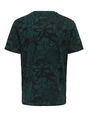 Only&Sons - T-shirt korte mouw - Donkerblauw - Onsperry Flower Life Aop Reg S - 22034323