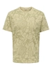 Only&Sons - T-shirt korte mouw - Lichtgroen - Onsperry Flower Life Aop Reg S - 22034323