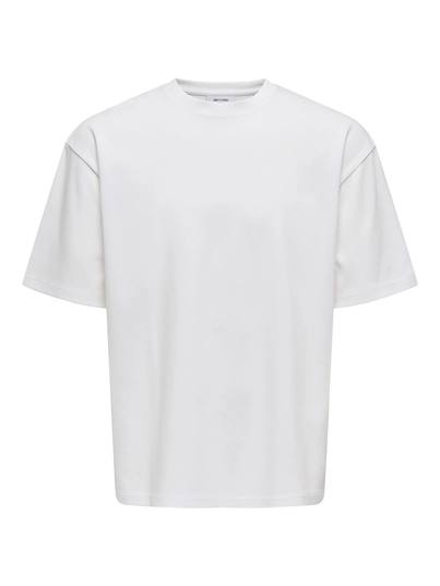 Only&Sons - T-shirt korte mouw - Wit - Onscaspian Airflex Aut Ss Tee - 22031940