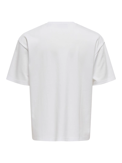Only&Sons - T-shirt korte mouw - Wit - Onscaspian Airflex Aut Ss Tee - 22031940