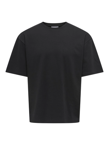 Only&Sons - T-shirt korte mouw - Zwart - ONSCASPIAN Airflex Aut SS Tee - 22031940