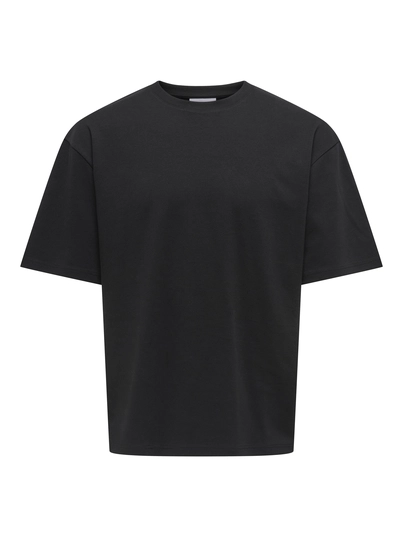Only&Sons - T-shirt korte mouw - Zwart - ONSCASPIAN Airflex Aut SS Tee - 22031940