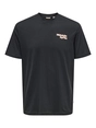 Only&Sons - T-shirt korte mouw - Zwart - Onschris Life Reg Ss Tee - 22034333
