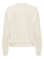 Only - Sweater - Ecru - Onlpam L/S O-Neck Box Cc Swt - 1,54E+07
