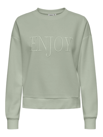 Only - Sweater - Groen - Onlpam L/S O-Neck Box Cc Swt - 15352885