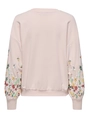 Only - Sweater - Paars - Onlbrooke L/S O-Neck Flower - 15216364