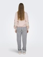 Only - Sweater - Paars - Onlbrooke L/S O-Neck Flower - 15216364