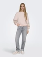 Only - Sweater - Paars - Onlbrooke L/S O-Neck Flower - 15216364