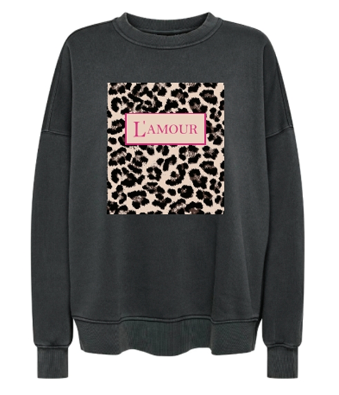 Only - Sweater - Zwart - Onlfresh L/S Sweat Cs Swt - 15351924