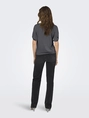 Only - T-shirt korte mouw - Antraciet - Onlfree Life S/S Create Top Bo - 15349921