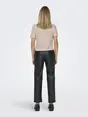 Only - T-shirt korte mouw - Beige - Onlsunny S/S Pullover Knt - 15254282