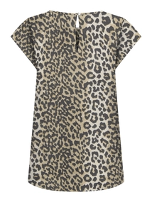 Only - T-shirt korte mouw - Dierenprint - Onlnova Life Vis S/S Top - 15222174