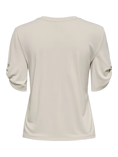 Only - T-shirt korte mouw - Grijs - Onlfree Life S/S Create Top Bo - 15349921
