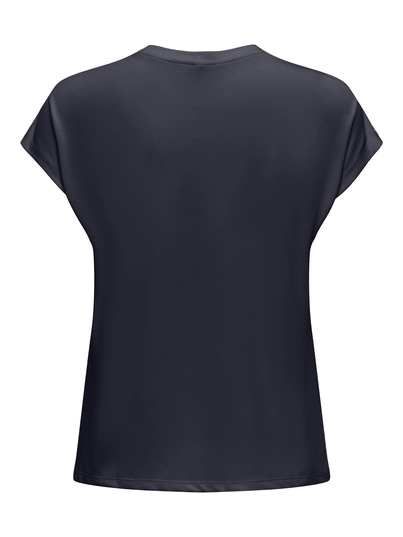 Only - T-shirt korte mouw - Marineblauw - Onlfree Life Batsleeve O-Neck - 15350108