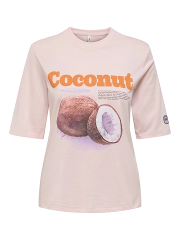 Only - T-shirt korte mouw - Roze - Onlphoebe S/S Fresh Top Box Jr - 15351369