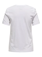 Only - T-shirt korte mouw - Wit - Onlemma Life Reg S/S Lady Top - 15329752
