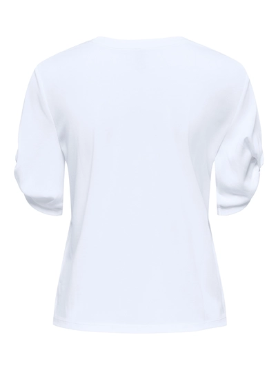 Only - T-shirt korte mouw - Wit - Onlfree Life S/S Create Top Bo - 15349921