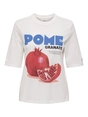 Only - T-shirt korte mouw - Wit - Onlphoebe S/S Fresh Top Box Jr - 15351369