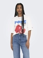 Only - T-shirt korte mouw - Wit - Onlphoebe S/S Fresh Top Box Jr - 15351369