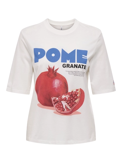 Only - T-shirt korte mouw - Wit - Onlphoebe S/S Fresh Top Box Jr - 15351369