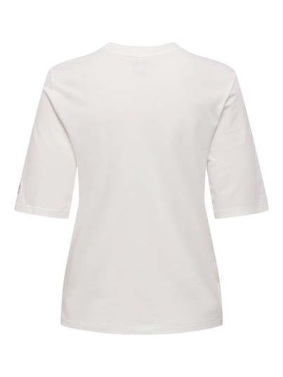 Only - T-shirt korte mouw - Wit - Onlphoebe S/S Fresh Top Box Jr - 15351369