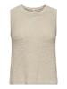 Only - Tanktop - Beige - Onlsunny O-Neck Tank Top Knt N - 15350925