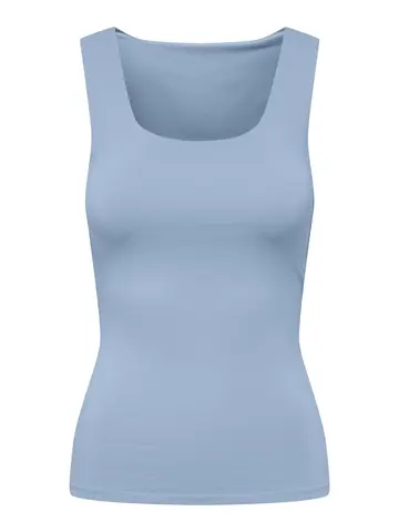 Only - Tanktop - Blauw - Onlea S/L 2-Ways Fit Top Jrs - 15278090