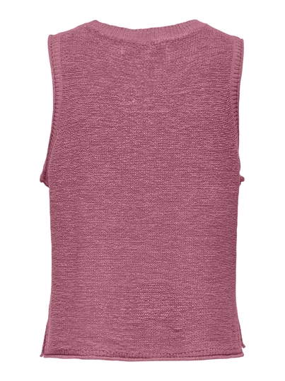 Only - Tanktop - Roze - Onlsunny O-Neck Tank Top Knt N - 15350925