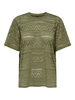 Only - Trendy T-shirt korte mouw - Groen - Onlaniri S/S O-Neck Top Jrs - 15350242