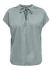 Only - Trendy T-shirt korte mouw - Groen - Onljany S/S String Top Jrs - 15351682