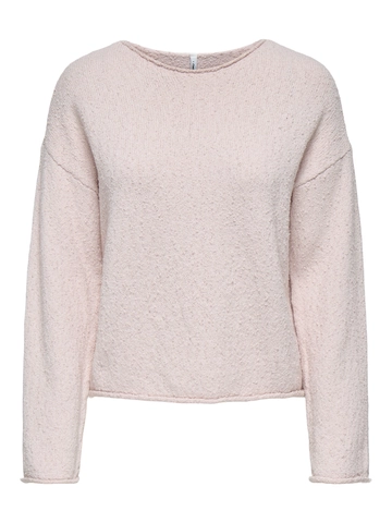 Only - Trui met ronde hals - Roze - Onlalvilda Ls O-Neck Cc Knt - 15339651
