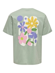 Onsflora col print rlx ss tee