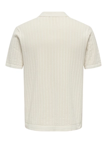 Onsmoon reg 12 ss polo knit