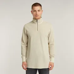 Overdyed half zip tweeter